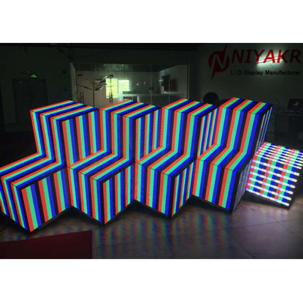 Full Color Background Creative LED Display DJ LED Screen For Bar Club DJ Booth