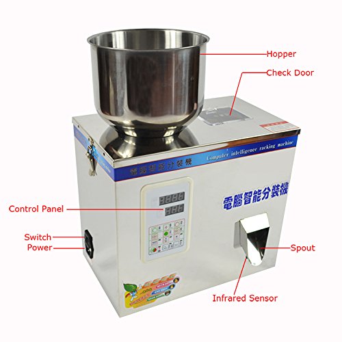 Semi Automatic Tea Weighing Machine , Coffee Bean Powder Filling Machine