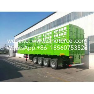 4 Axles Bulk Cargo Fence Semi Trailer