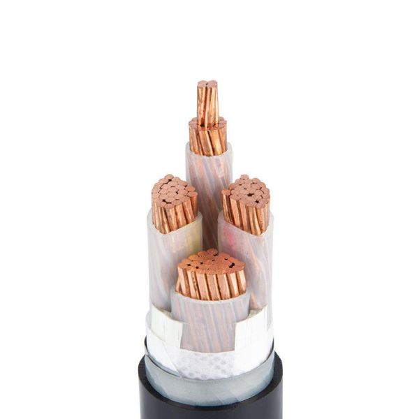 Flame Retardant 0.6kV 16A Low Voltage Direct Burial Cable 4 Core Copper Power Cable