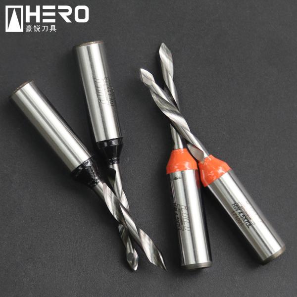Plywood Through Hole Drilling Solid Carbide Head Super Abrasion No Burrs