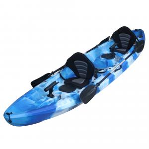 China Foot Pedal Drive Plastic kayak wholesale Fishing kayak 2 person sea kayak wholesale