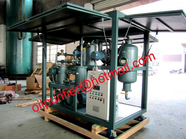 Quality Hot sale High Vacuum Transformer Oil Purifier,Oil Reclamation Plant with chemical regeneration tank,digital flow meter for sale