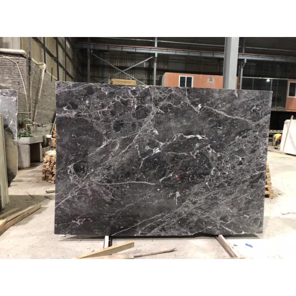 Maya Grey Marble Kitchen Countertops , Marble Wall Tiles Good Luminosity