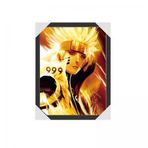China Naruto Anime Design 3D Picture Frame Lenticular Pictures For Home Decoration wholesale