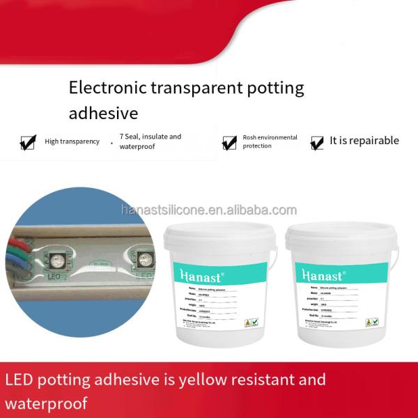 RTV Electronic Silicone Rubber Potting Compound Adhesive Waterproof Conductive For Transformer Batteries