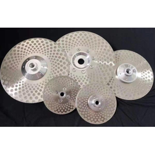 Double Sided Electroplated Diamond Cutting Disc For Marble Granite Quartz Grinding And Cutting