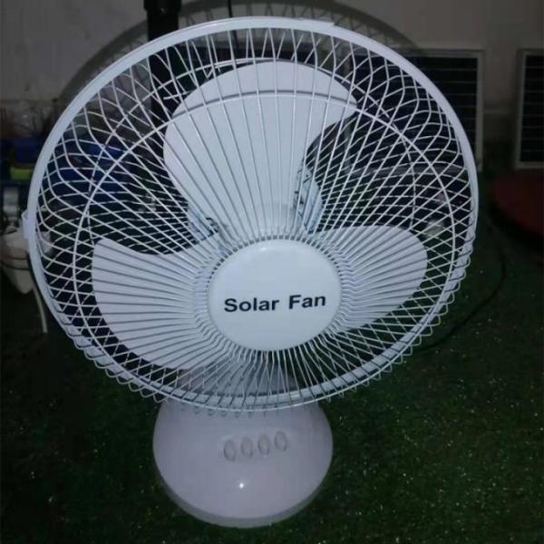 IP20 12W Solar Fan Light With Night Light / Usb Cable 4