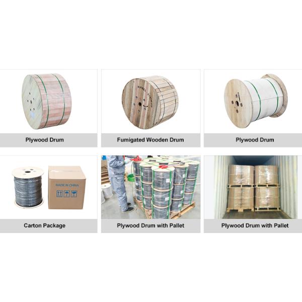 G652D Aerial Duct GYFTY 12 24 48 72 96 Core Single Mode Fiber Optical Cable