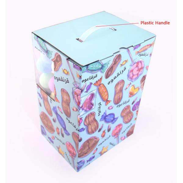 Custom Corrugated Cardboard Box with Handle | Capsure Surprise Toy Boxes Packaging