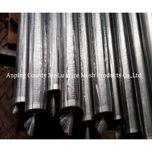 6" Anti Rust Wire Wrapped Screens Slotted Geothermal Well Pipe 20ft long