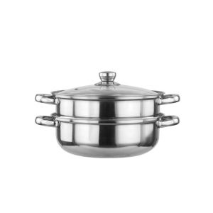 28cm Stackable Steamer Pot Multiple Layer For Commercial Restaurants