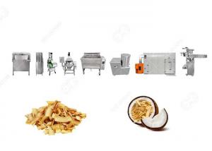 China Dehydrated Coconut Chips Making Machine Drying Crunchy Chips CE Certification wholesale