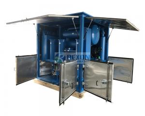 Weather Proof Type High Vacuum Dehydration Dielectric Oil Purifier Machine 9000LPH