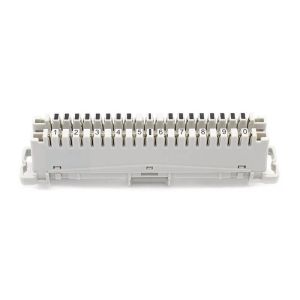 China Phosphor Bronze 10 Pair Krone Module ABS 0.5um 1.25um 5um Silver Plating wholesale