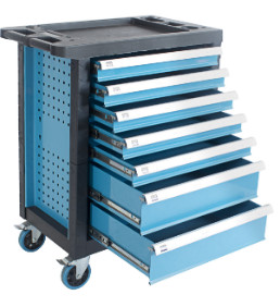 China Metal Drawer Filing Cabinet 7 Drawers Tool Trolley Cabinet wholesale