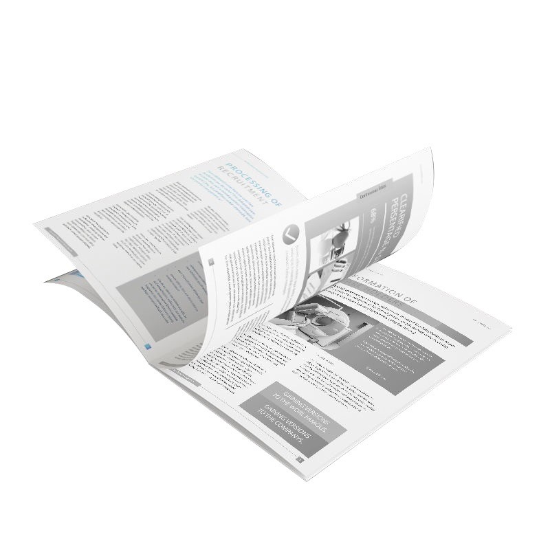 China 157gsm 300DPI Business Instruction Manual , Flexo Printing Custom Printed Brochures wholesale