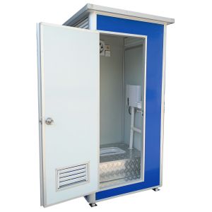 Unisex Single Portable Restroom Mobile Toilet W/Sink