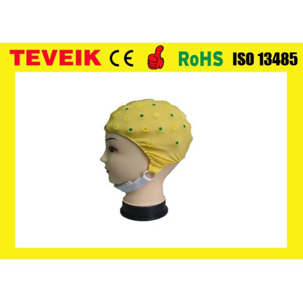 Medical Factory of Integrated Neurofeedback EEG Cap With Tin electrodes with 20, 32, 64 ,128 leads