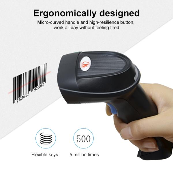 Luckydoor Factory Handheld USB bar Code Scanner Laser Wired bar Code Laser Barcode Scanner