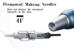 China Transparent Permanent Makeup Needles 4 F Tattoo Cartridge Needle For Tattoo Machine wholesale