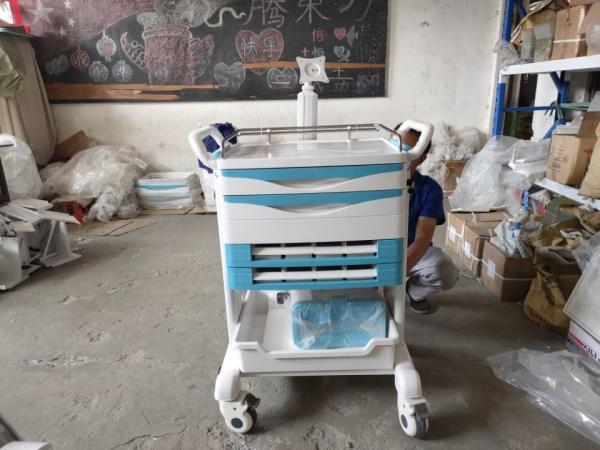 Quality Hospital Treatment Vehicle Medical Instrument Trolley Eco - Friendly ISO CE for sale
