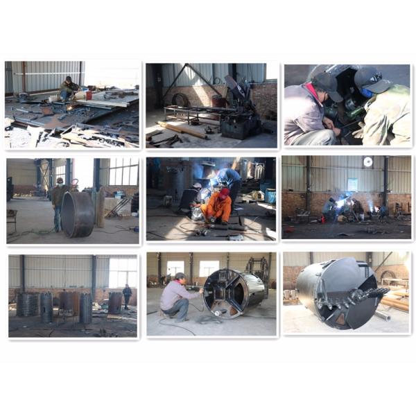 Earth Drill Boring Tools Double Cut Straight Drilling Auger With Rock Drilling Bits