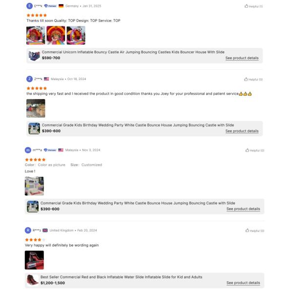 Commercial Grade Water Slide Large Inflatable Water Slides Rainbow Double Slides