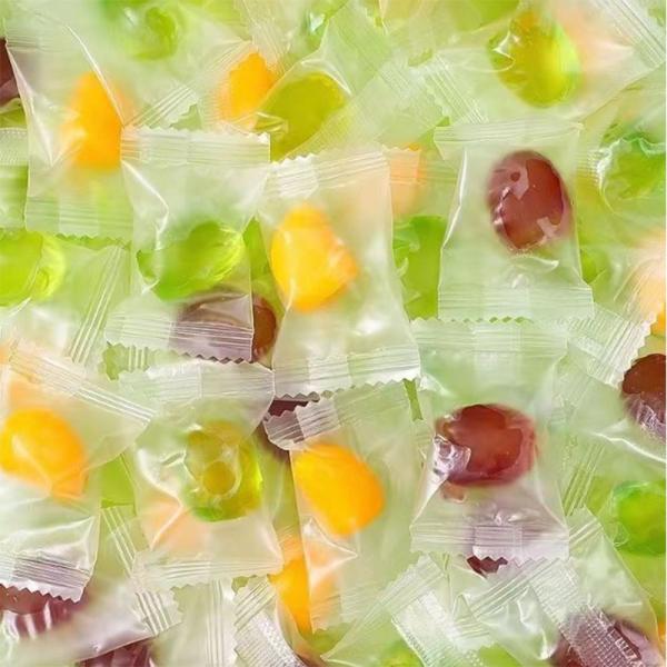 Custom Filled Gummy Balls Peelable Fruit Candy Soft Confectionery Bulk Boxed