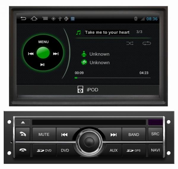 Ouchuangbo 7" DVD Radio Android 4.0 System for Mitsubishi L200 with S150 USB GPS Navigation 3G Wifi BT OCB-094C