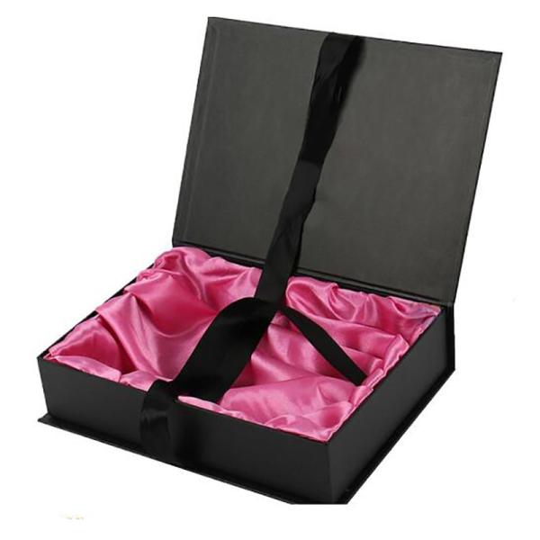 Custom Order Accepted Magnetic Closure Luxury Wig Box for Rigid Boxes Hair Extension