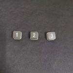 Personalized Laser Key Keyboard , Silica Gel Cover Switch Button Keyboard