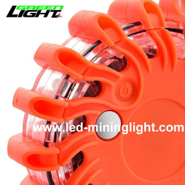 Portable Led Warning Light Waterproof Amber Emergency Roadside Flare