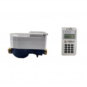 China IP68 DN15 Prepaid Water Meter , ISO14001 Water Watch Prepaid Meters on sale