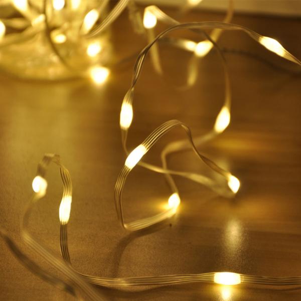 10/20/30M Solar Tube Rope Strip String Lights 8 Modes Christmas LED Fairy Light Outdoor Garden Patio Copper Wire Garland Light