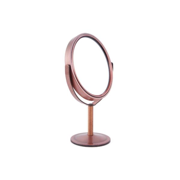 360 Degree Rotating Table Vanity Makeup Mirror Stand with Double Sided 1X/2X Magnification