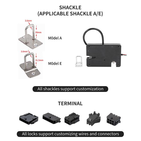2.4A Electric Operated Locker Locks , DC24V Solenoid Latch Lock