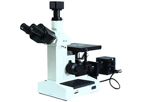 Trinocular Inverted Optical Microscope Biological PL L40X WF10X Halogen Lamp