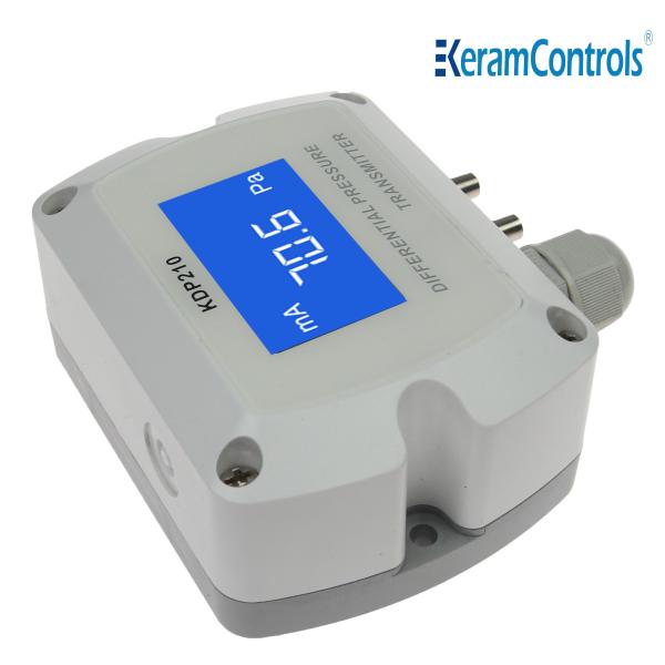 0-±2000pa Filter Differential Pressure Sensor For Monitoring Gas Differential