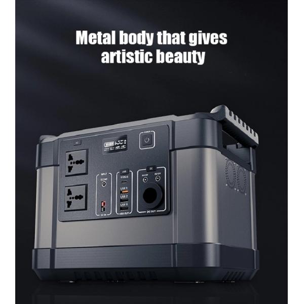 Outdoor Camping Portable Power Station 1000W Solar Generator With Fast Charger