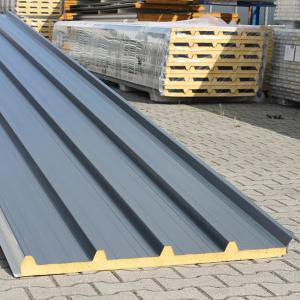 China Heat Insulation Sandwich Panel Polyurethane Exterior Insulation Board on sale