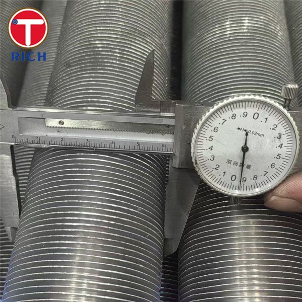 Carbon Steel Seamless Tube G Type Fin Tubes Embedded Fins Heat Exchanger Pipe