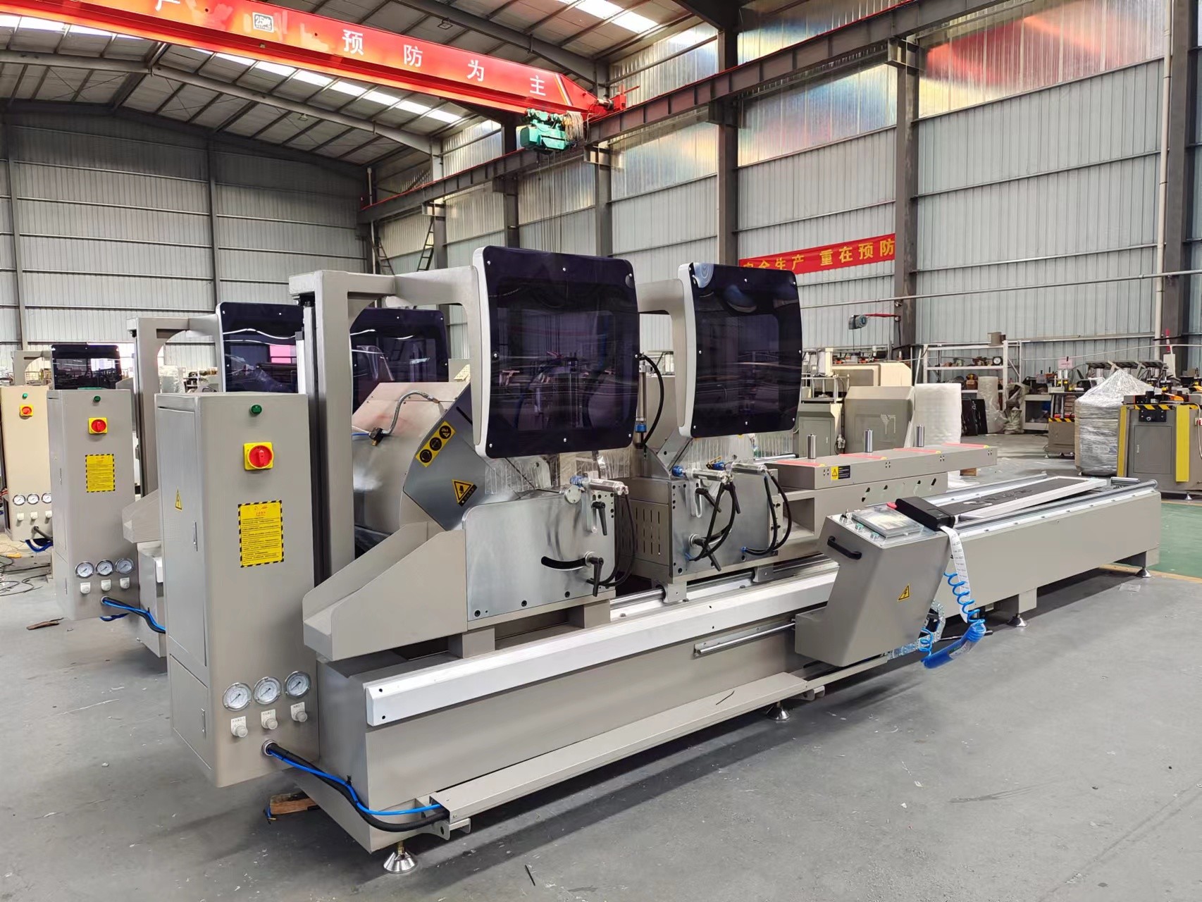 China Door Window Aluminum Machine Double Mitre Saw For Windows CNC Cutting Saw Machine on sale