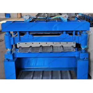 China 1250mm Ppgi Sheet Metal Roll Forming Machine With Hydraulic Cutting on sale