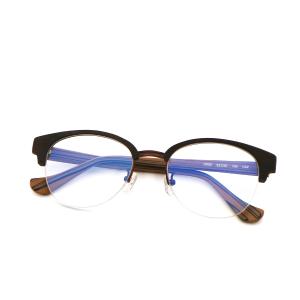 China Handmade Retro Wood Grain Acetate Optical Glasses Frame MR H002 wholesale