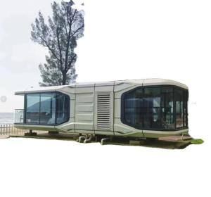 China Modern Simplicity Expediency Advantage Luxury Space Capsule Prefabricated Modular Home wholesale