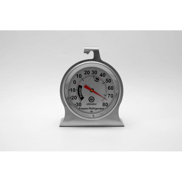 Smart Vaccine Fridge Freezer Thermometer Silver Color Easy To Read Dial Design