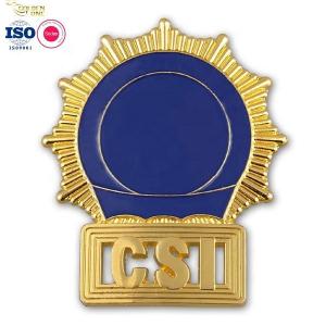 China Star Personalized Pin Badges , Custom Enamel Badges Printing Metal Lapel Pin Zinc Alloy wholesale