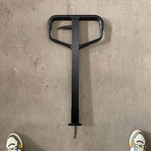 Double Piston Manual Scissor Lift Tables Steel Fork Length 45.28in Scissor Lift Pallet Truck