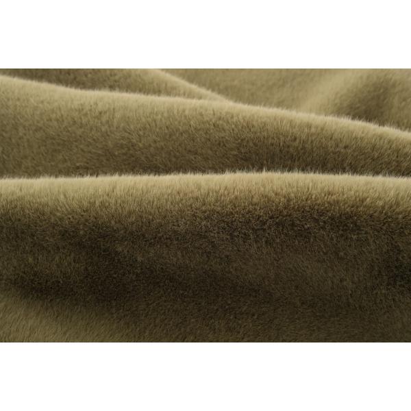 Stock Many Color 100% Polyester 20mm 670GSM Plush Thick Faux Lifelike Mink Sable Fur for Blankets Women's Coat Pet Blanket